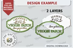 3D Wooden Home Sign Laser Cut. Mama's Sign SVG Product Image 2