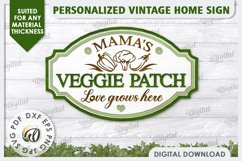 3D Wooden Home Sign Laser Cut. Mama&#039;s Sign SVG Product Image 1