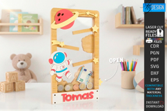 Personalized Coin Drop Bank Laser Cut | Kids Money Box | CNC Product Image 1