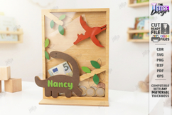 Personalized Coin Drop Bank Laser Cut Bundle | Kids Laser Product Image 4