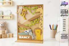 Personalized Coin Drop Bank Laser Cut Bundle | Kids Laser Product Image 5
