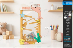 Personalized Coin Drop Bank Laser Cut Bundle | Money Boxes Product Image 6