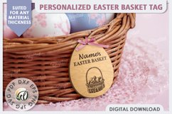Personalised Easter Basket Tags LaserCut Bundle. Easter Eggs Product Image 10