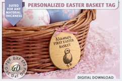 Personalised Easter Basket Tags LaserCut Bundle. Easter Eggs Product Image 12