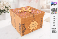 Personalized Gift Boxes Laser Cut Bundle | Boxes with Lid Product Image 4