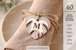 Personalized Tags Bundle Laser Cut. Engraved Name Tag SVG Product Image 6