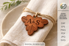 Personalized Name Tag Laser Cut. Engraved Name Tag SVG Product Image 1