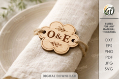 Personalized Tags Bundle Laser Cut. Engraved Name Tag SVG Product Image 11