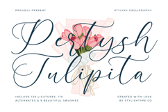 Pertysh Tulipita - Stylish Calligraphy Product Image 1