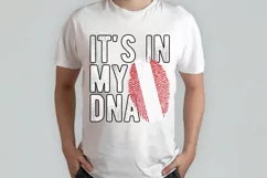 It's in my DNA Peru Flag Fingerprint PNG Sublimation Product Image 2