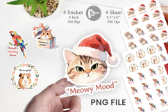 Sticker Pet and Christmas Sarcasm Quotes Product Image 1