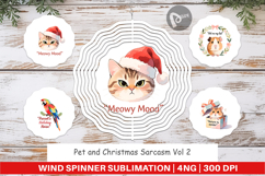 Wind Spinner Pet and Christmas Sarcasm Quotes Product Image 1