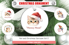 Ornament Pet and Christmas Sarcasm Quotes Product Image 1