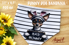 Easter dog bandana sublimation bundle Quote Bad bunny PNG Product Image 8