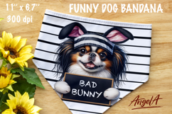 Easter dog bandana sublimation bundle Quote Bad bunny PNG Product Image 5