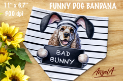 Easter dog bandana sublimation bundle Quote Bad bunny PNG Product Image 4