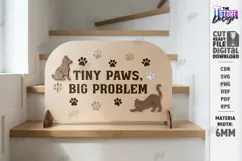Pet Barrier Laser Cut|Dog Stopper|Dog Barrier|Stair Gate SVG Product Image 1