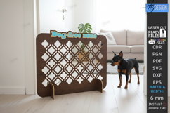 Pet Barrier Laser Cut | Pet Owner | Home Sign | Dog Stopper Product Image 1