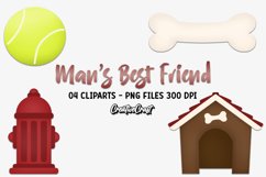 Pet Dog Clip Art, puppy dog graphics, pet dog illustrations Product Image 1