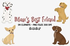 Pet Dog Clip Art, puppy dog graphics, pet dog illustrations Product Image 1