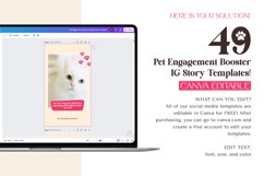Pet Engagement Booster Instagram Story Template Product Image 2