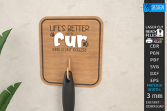 Pet Hair Roller Holders Laser Cut Bundle | Pet Organizer SVG Product Image 4