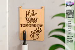 Pet Hair Roller Holder Laser Cut | Hair Today Gone Tomorrow Product Image 1