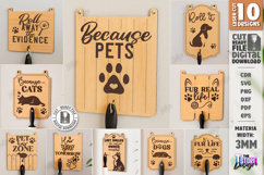 Pet Hair Roller Holders Laser Cut Bundle|Wall Signs SVG|Pets Product Image 1