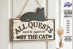 Pet Home Signs Laser Cut Bundle | Dog and Cat Wall Plaque Product Image 13