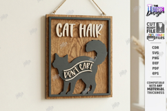 Pet Home Signs Laser Cut Bundle | Dog and Cat Wall Plaque Product Image 10