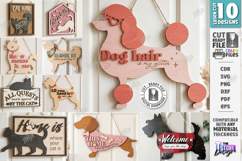 Pet Home Signs Laser Cut Bundle | Dog and Cat Wall Plaque Product Image 1