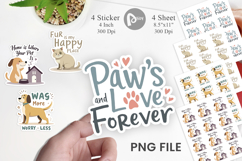 Pet Love Quotes Sticker Product Image 1