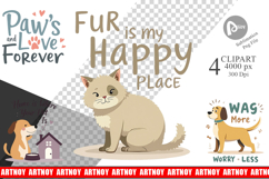 Pet Love Quotes Clipart Product Image 1