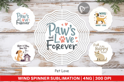 Wind Spinner Pet Love Quotes Product Image 1