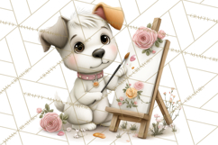 Valentine Pets Clipart, PNG, Cute Cats Dogs Bunnies Product Image 4
