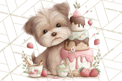 Valentine Pets Clipart, PNG, Cute Cats Dogs Bunnies Product Image 3