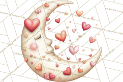 Valentine Pets Clipart, PNG, Cute Cats Dogs Bunnies Product Image 2