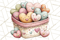 Valentine Pets Clipart, PNG, Cute Cats Dogs Bunnies Product Image 3
