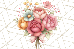 Valentine Pets Clipart, PNG, Cute Cats Dogs Bunnies Product Image 5