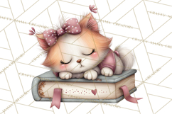Valentine Pets Clipart, PNG, Cute Cats Dogs Bunnies Product Image 3