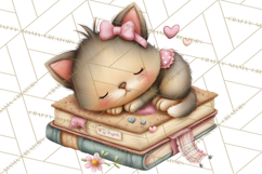 Valentine Pets Clipart, PNG, Cute Cats Dogs Bunnies Product Image 4