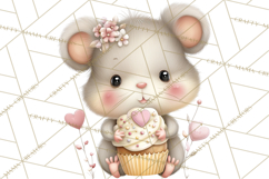 Valentine Pets Clipart, PNG, Cute Cats Dogs Bunnies Product Image 3