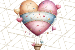 Valentine Pets Clipart, PNG, Cute Cats Dogs Bunnies Product Image 5