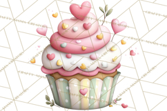 Valentine Pets Clipart, PNG, Cute Cats Dogs Bunnies Product Image 3