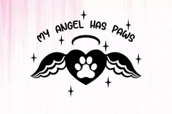 Pet Memorial SVG, Pet Memorial Tattoo, Heart Memorial SVG Product Image 2