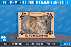 Pet Memorial Photo Frame Laser Cut | Animals Photo Frame Product Image 1