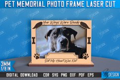 Pet Memorial Photo Frame Laser Cut | Animals Photo Frame Product Image 1