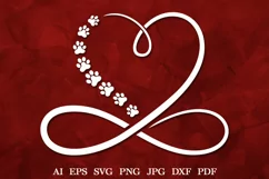 Pet Memorial, Pet Memorial Tattoo SVG, Memorial SVG Product Image 1