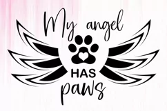 Pet Memorial SVG, Pet Memorial Tattoo SVG, Dog Memorial SVG Product Image 2