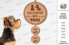 Pets personalized decors Bundle Laser Cut. Animal Lover SVG Product Image 4